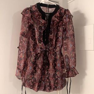 ASOS pattern dress size US02